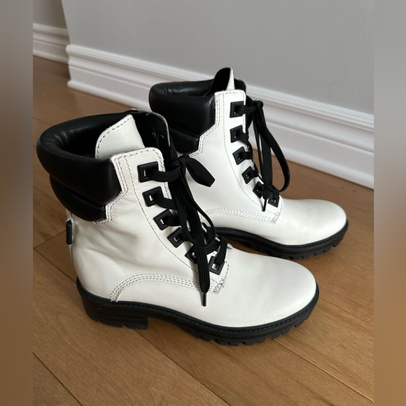 KENDALL + KYLIE White Combat Boots - Picture 2 of 4
